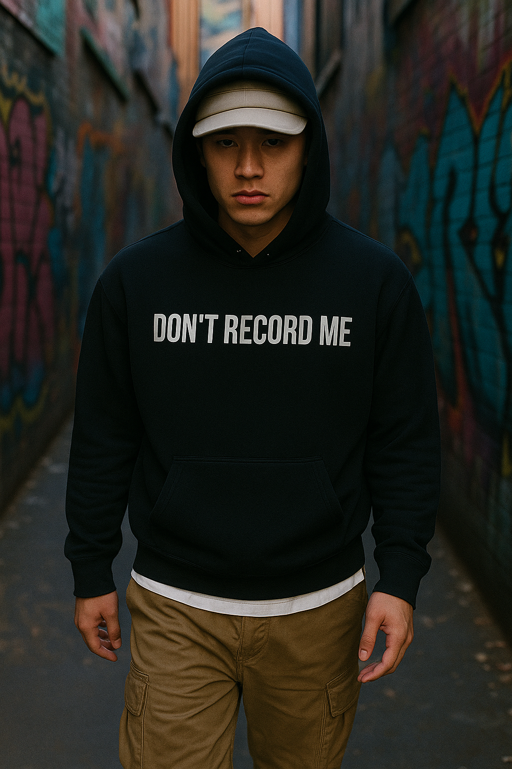 Why “Don’t Record Me” is More Than a Hoodie — It’s a Statement Against Surveillance